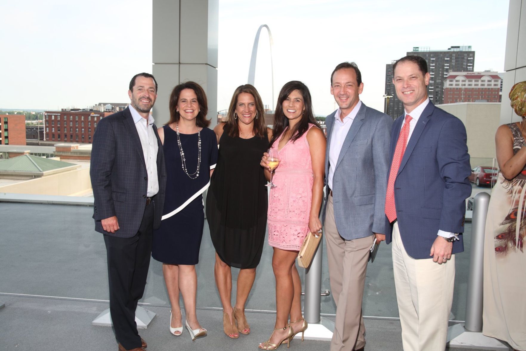 Jeffrey Bernstein, Lauren Sagel, Sara Bernstein, Kelly and Mike Becker, Darryl Sagel